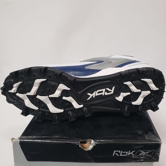 Reebok Equipment NFL‎ Pro Ferocious AT Football Cleats in White/Royal Size 12.5